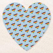 Onderzetter voor regenboogkoppatroon (Voorkant)