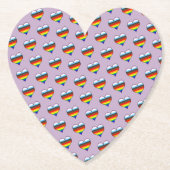 Onderzetter voor regenboogkoppatroon (Voorkant)