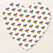 Onderzetter voor regenboogkoppatroon (Voorkant)
