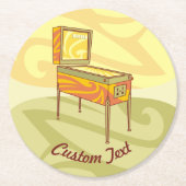 Onderzetter voor rondpapier voor pinbalmachines (Voorkant)