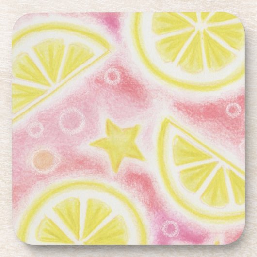 Onderzetter voor roze limonade (Voorkant)