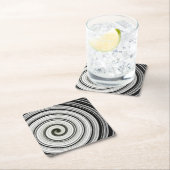 Onderzetter voor spiraalpapier, zwart-wit (Insitu)