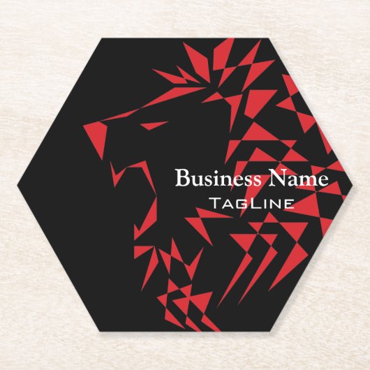 Onderzetter voor vast papier met tribbel-roar (Voorkant)