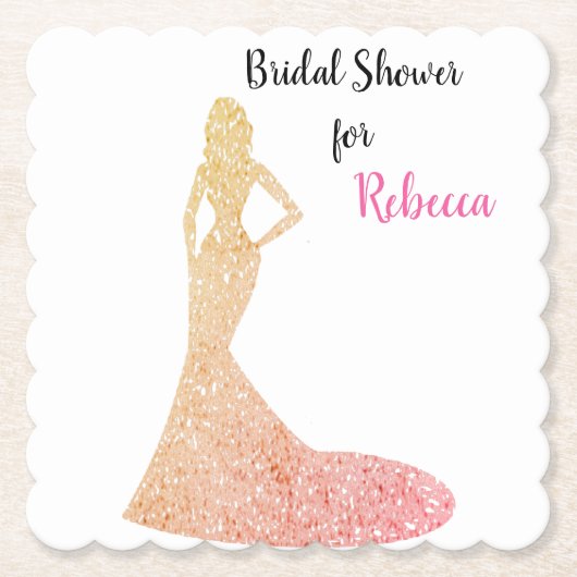 Onderzetter voor vrijgezellenfeest- en glanzend pa (Voorkant)