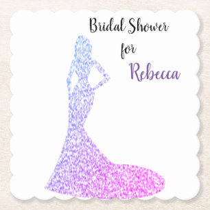 Onderzetter voor vrijgezellenfeest- en glanzend pa