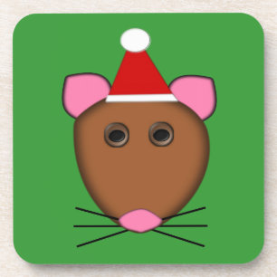 Onderzetter voor vrolijk kerstmis