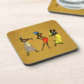 Onderzetter voor vrouwen in Afrika (Linkerzijde)