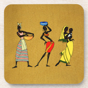 Onderzetter voor vrouwen in Afrika