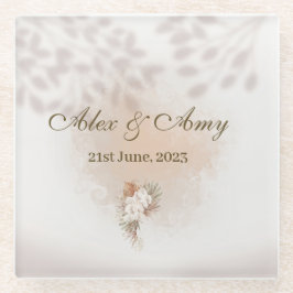 Onderzetter voor weddenschap Glazen Onderzetter