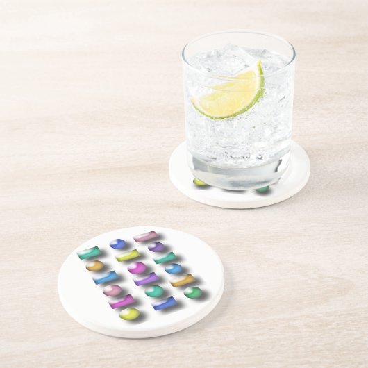 Onderzetter - vormen in drie dimensies (Zijkant)