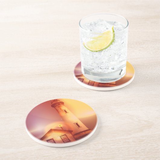  Onderzetter vuurtoren (Zijkant)