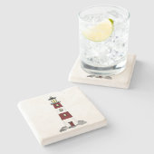 Onderzetter vuurtoren (Zijkant)