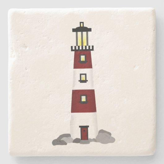 Onderzetter vuurtoren (Voorkant)