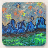 Onderzetter - Waar de Buffalo's zwerven (Voorkant)