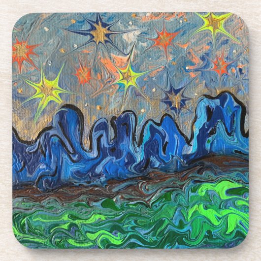 Onderzetter - Waar de Buffalo's zwerven (Voorkant)