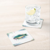 Onderzetter - Waterverf Serie: Bass (Insitu)