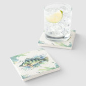 Onderzetter - Waterverf Serie: Perch (Zijkant)