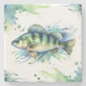 Onderzetter - Waterverf Serie: Perch (Voorkant)