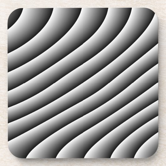 Onderzetter Wavy Lines Cork (Voorkant)