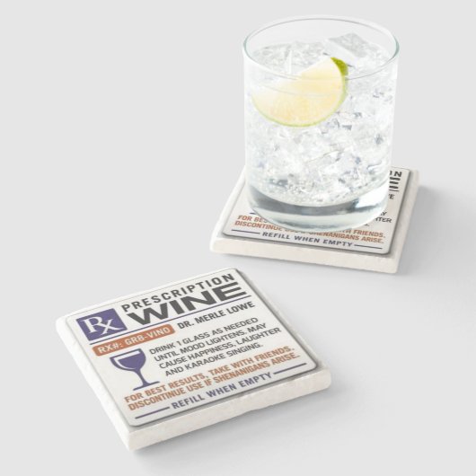 Onderzetter wijnrecept (Zijkant)