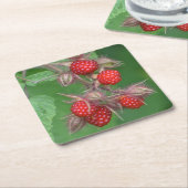 Onderzetter Wild Raspberry Party (Schuin)