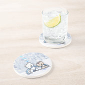 Onderzetter Winter Terriers (Zijkant)