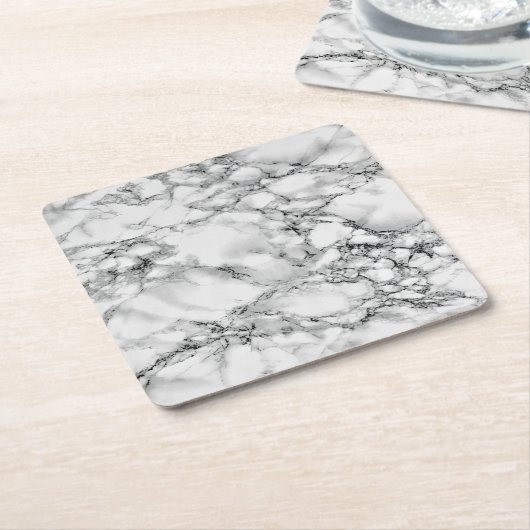 Onderzetter wit marmer (Schuin)