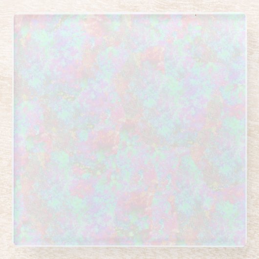 onderzetter witte opal (Voorkant)