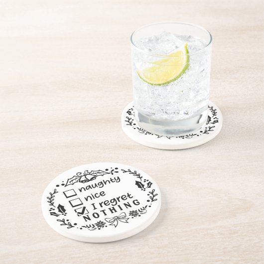 Onderzetter zandsteen Drink (Zijkant)