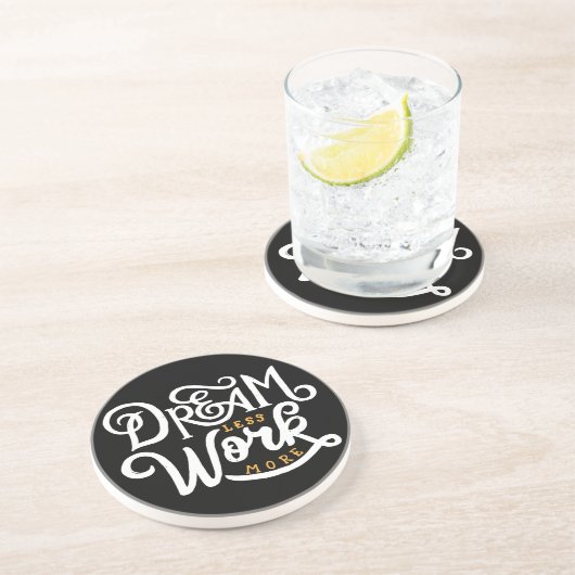 Onderzetter zandsteen Drink (Zijkant)