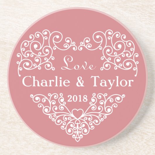 Onderzetter zandsteen siersteen van de aangepaste  (Voorkant)