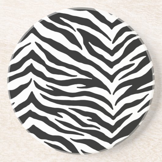 Onderzetter Zebra Print Drink (Voorkant)