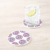 Onderzetter Zebra Print Polka Dots (Zijkant)