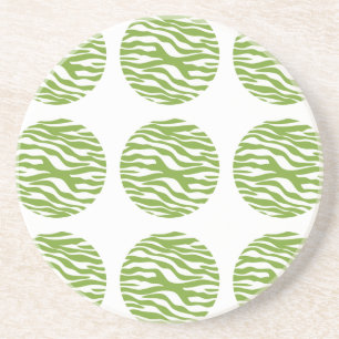 Onderzetter Zebra Print Polka Dots