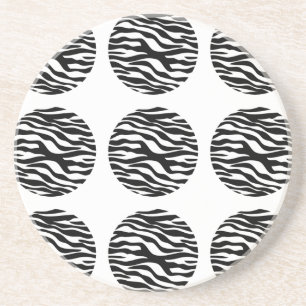 Onderzetter Zebra Print Polka Dots