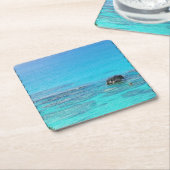 Onderzetter ~ Zee van blauw (Schuin)