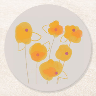 Onderzetter Zinnia bouquet-design