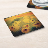 Onderzetter zonnebloempitten (Schuin)