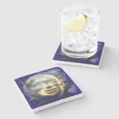 onderzetter zonnedaag/maan marmer (Zijkant)