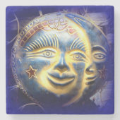 onderzetter zonnedaag/maan marmer (Voorkant)