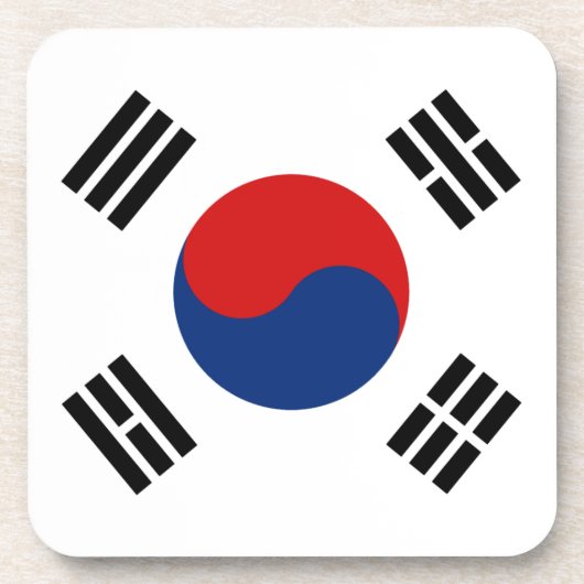 Onderzetter Zuid-Korea (Voorkant)