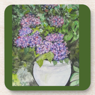 Onderzetters 6-pack Hydrangea's