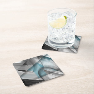 Onderzetters Abstracte Trend Interieur Decor Blauw