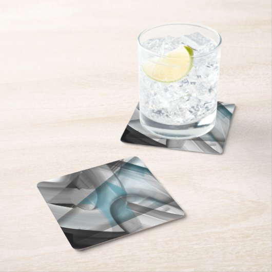 Onderzetters Abstracte Trend Interieur Decor Blauw (Insitu)
