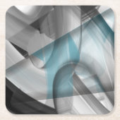 Onderzetters Abstracte Trend Interieur Decor Blauw (Voorkant)