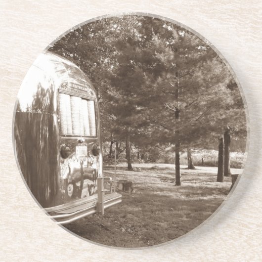 Onderzetters  aluminium camper Boondocking Lake (Voorkant)