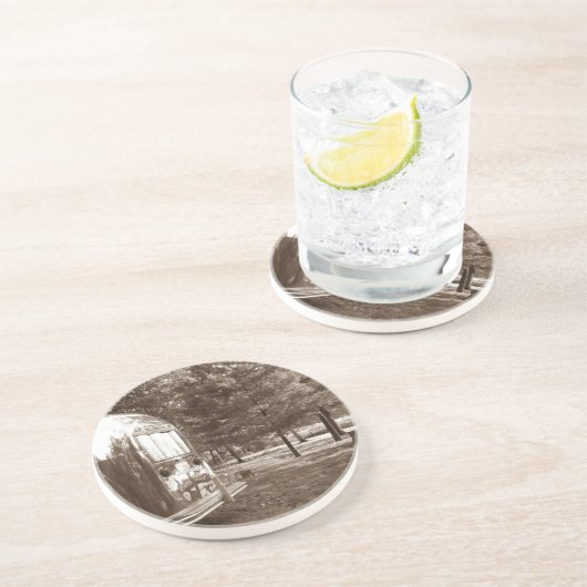 Onderzetters  aluminium camper Boondocking Lake (Zijkant)