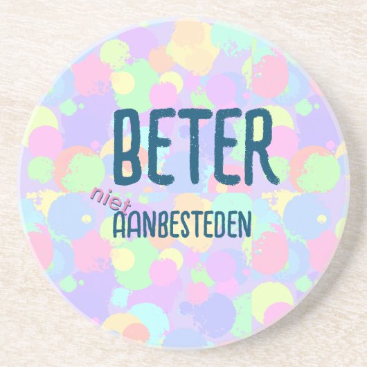 Onderzetters Beter niet aanbesteden (Voorkant)