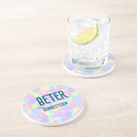 Onderzetters Beter niet aanbesteden (Zijkant)