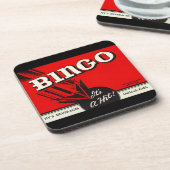 Onderzetters  Bingo Beverage Label Het is een HAIT (Linkerzijde)